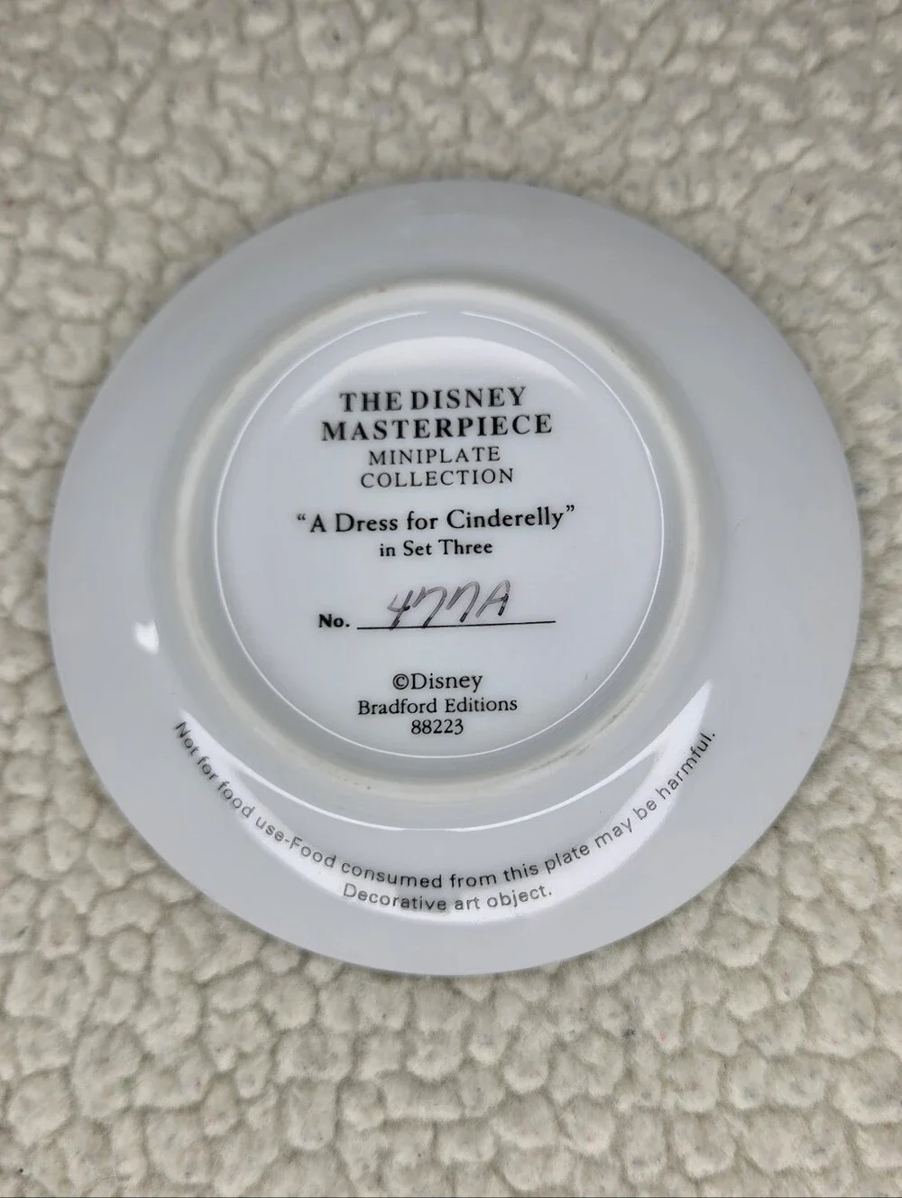 Disney Cinderella Decorative Collector Plate - Bradford Exchange